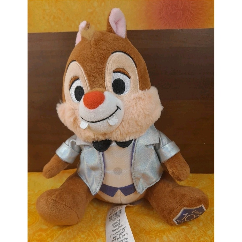 Disney 100 Years of Wonder Dale In Tuxedo 8" Plush Pre-owned